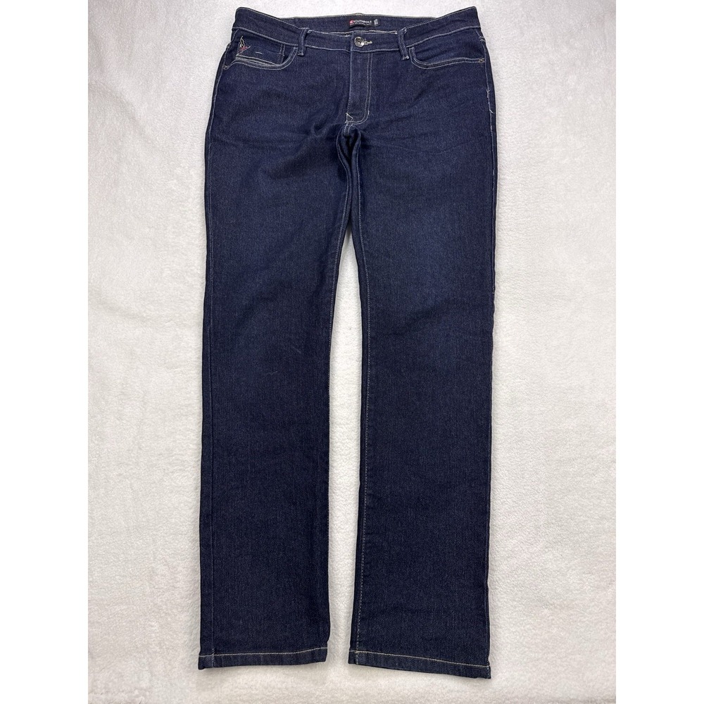 Southpole Jeans‎ Men 34x32 Dark Blue Straight Denim